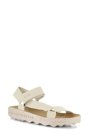 FLY London Clew Sandal in Ivory at Nordstrom, Size 10-10.5Us