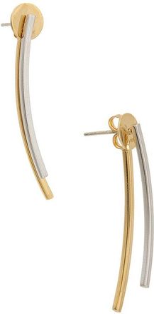 Italian Gold, Inc 10K Curve Bar Ear Jacket Earrings