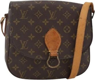 Louis Vuitton Pre-owned Cross Body Bags, female, Brown, Size: ONE SIZE Pre-owned Vintage Monogram Shoulder Bag