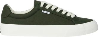 Paul Smith Groene Canvas Lage Top Veterschoenen - Heren - Sneakers - Groen - 40 EU - Katoen - Schoenen
