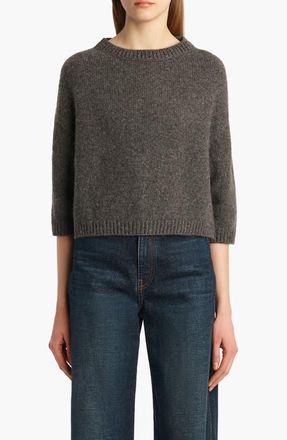 Khaite Sabina Cashmere Sweater in Stone at Nordstrom, Size Medium