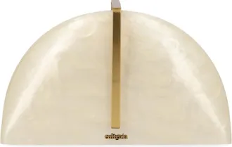 Cult Gaia Womens Clutch Laguna Ivory Acrylic Bags