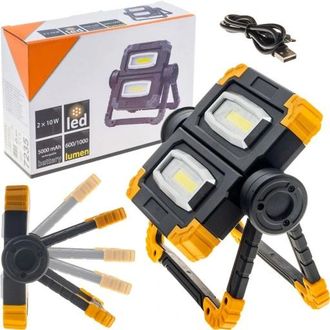 OEM Foco De Trabajo Hal&oacute;geno Port&aacute;til, Foco Led Para Taller De 20 W A Bater&iacute;a
