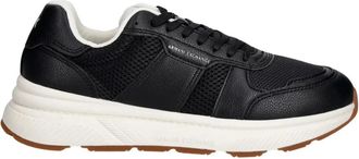 A|X Armani Exchange Heren, Schoenen, Zwart, Maat: 45 EU Leer