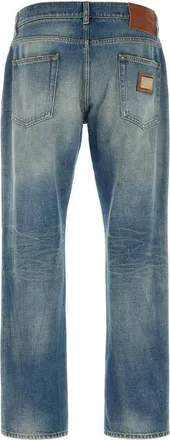 Dolce & Gabbana Mens Kipash Jeans Blue Cotton