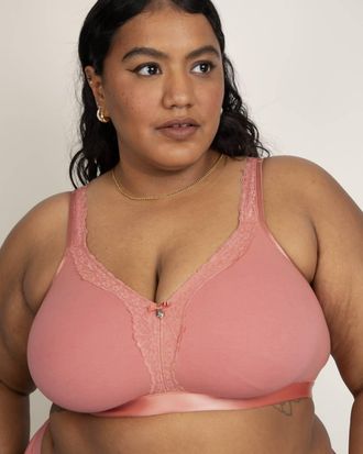 Curvy Couture Wireless Non Contour Bra In Desert Daen