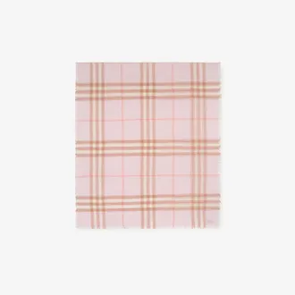 Burberry Wide Check Wool Scarf