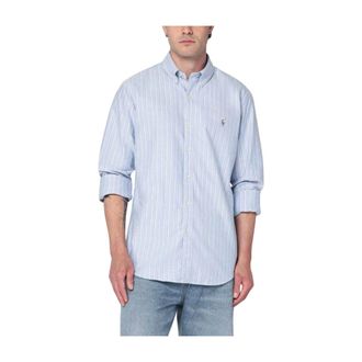 Polo Ralph Lauren Casual Shirts, male, Blue, XL, Cotton Shirts