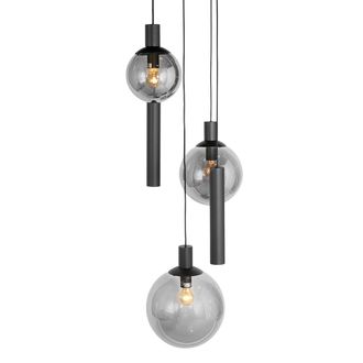Steinhauer L&aacute;mpara Colgante - Bollique Led - Negro - Vidrio - Steinhauer