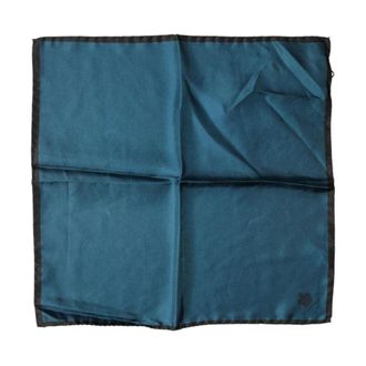 Dolce & Gabbana Pocket Scarves, male, Blue, Size: ONE SIZE Silk Square Pocket Handkerchief Scarf
