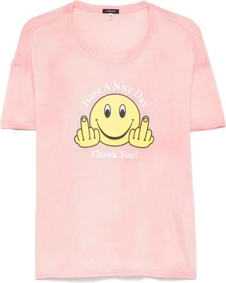 R13 graphic-print T-shirt - Pink