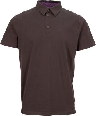 Lords of Harlech Pietro Stretch Cotton Polo Shirt in Black at Nordstrom, Size Xx-Large