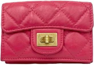 Chanel Pre-owned Wallets, female, Pink, Size: ONE SIZE Pre-owned Vintage Leather Wallet