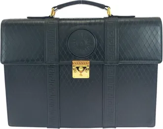 Versace Leather Briefcase