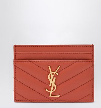 Saint Laurent Mandarin Cassandre Card Holder