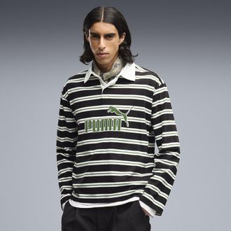 Puma Polo da rugby Essentials Elevated N. 1 dal taglio morbido da uomo, Abbigliamento, Nero, XXL