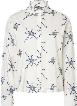 Lieblingsst&uuml;ck Lieblingsst&uuml;ck - AlieenL Blouse - Dames - Blouses & Shirts - Wit - Maat: L Katoen