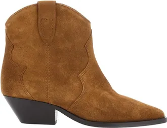 Isabel Marant Schoenen, Dames, Bruin, 41 EU, Su&egrave;de, Dewina Enkellaarsjes