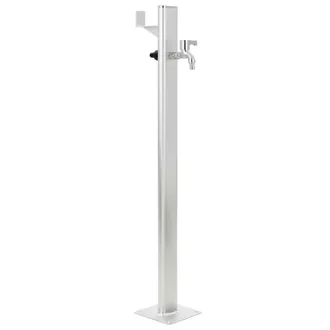 vidaXL Vidaxl Fontanella A Colonna Da Giardino In Allumino 95 Cm
