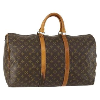 Louis Vuitton Pre-owned Weekend Bags, female, Brown, Size: ONE SIZE Pre-owned Weekend Bag