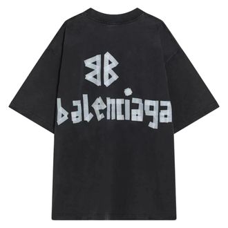 Balenciaga Black T-Shirt & Polo Collection