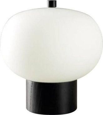 Leds - C4 Grok Ilargi - L&aacute;mpara De Mesa Led Ilargi Dark Ash Touch Dimmer 1315lm 2700k