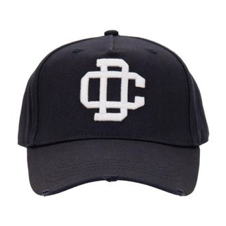 Dsquared2 Logo Baseball Cap - unisex - Accessoires - Zwart - Maat: ONE Size Katoen