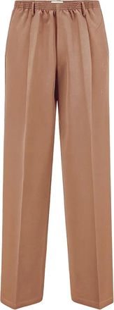 Cellar Door Pantaloni Ezio con vita elasticizzata - Marrone