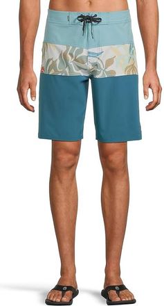 Quiksilver Surfsilk Panel 20 Boardshorts Mens Swimwear Blue Steel : 33, Elastane/Polyester