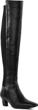 Seychelles Casting Call Leather Over the Knee Boot in Black at Nordstrom, Size 8.5