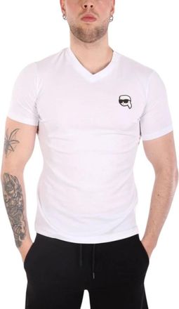 Karl Lagerfeld Hombre, Camisetas, Blanco, Talla: M