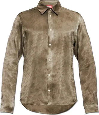 Diesel Uomo, Magliette, Marrone, XL, new