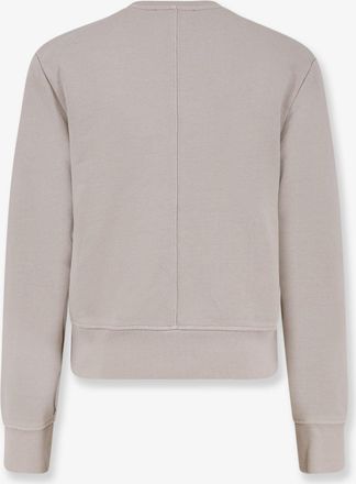 Entire studios Unisex Pod Crew Cotton Shirt Beige Sweatshirts Sweater