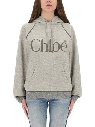 Chlo&eacute; Oversized Logo Hoodie