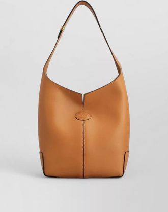 Tod's shoulder bag gold tone hardware strap