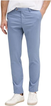 Hackett Slim Fit Chino Broek - Heren - Chinos - Blauw - W31 L32 - Katoen - Broeken