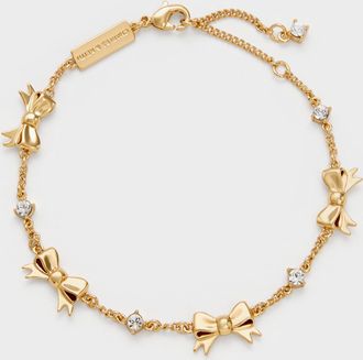 Charles & Keith Paige Bow Crystal Bracelet