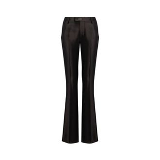Dondup Pantalone Erotica - female - Dondup - Wide Trousers - Black - S - Trousers