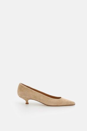 Aeyde Decollete Cari In Camoscio Con Tacco