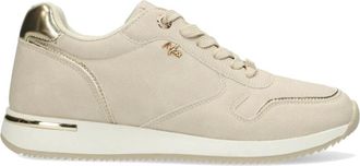 Mexx Schoenen, Dames, Beige, 39 EU, Beige Vrijetijdssneakers voor Vrouwen
