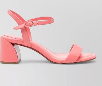 Christian Louboutin leather ankle-strap block-heel sandals