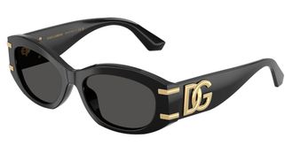 Dolce & Gabbana DG4502 501/87 Womens Sunglasses Black Size 55