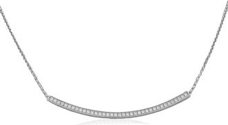APM Monaco Adjustable Dainty Pave Necklace