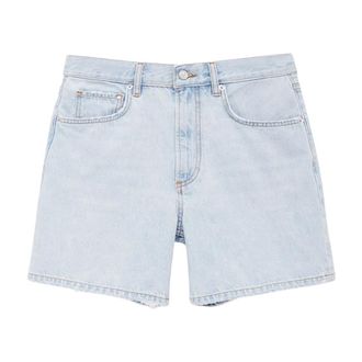 Anine Bing Delaney Short - Dames - Denim shorts - Blauw - W25 - Katoen - Korte Broeken