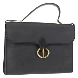 Dior Pre-owned Plastic Vintage Handtas - Dames - Vintage Handtas - Zwart - ONE Size - Leer - Vintage