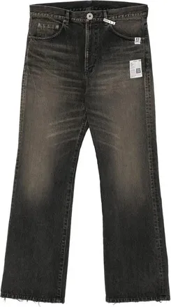 Miharayasuhiro Hombre, Vaqueros, Negro, Talla: S