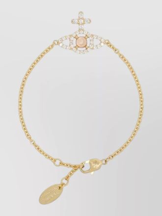 Vivienne Westwood olympia crystal brass bracelet metal