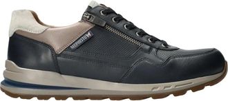Mephisto Bradley Veterschoenen - Heren - Schoenen - Blauw - Maat: 45 EU Leer