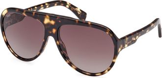 Tod's TO0353 56F Mens Sunglasses Tortoiseshell Size 61
