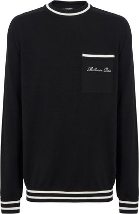 Balmain Hombre, Jerseys, Negro, Talla: L